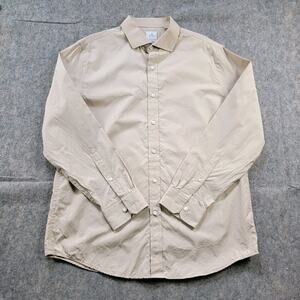 Thomas Mason x Todd Snyder Button Up Dress Shirt size 18.5 Cream